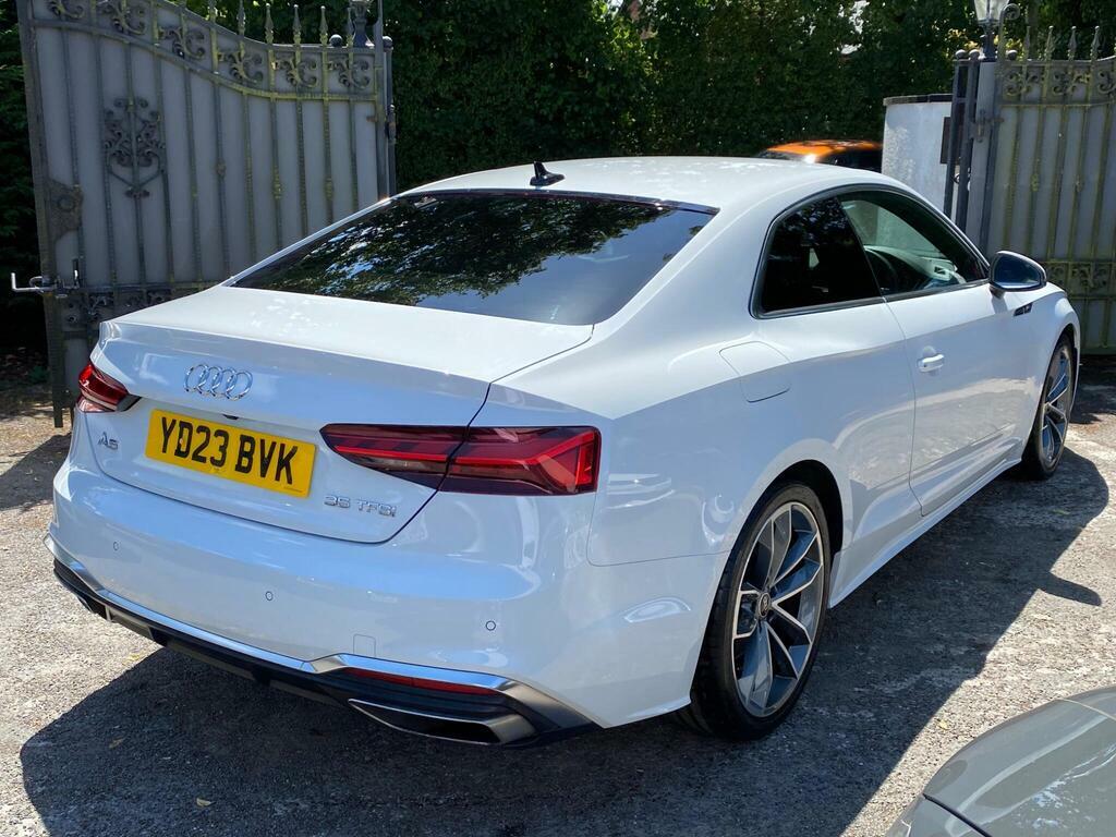 Audi A5 2.0 Tfsi 35 S Line S Tronic Euro 6 S S YD23BVK White #2