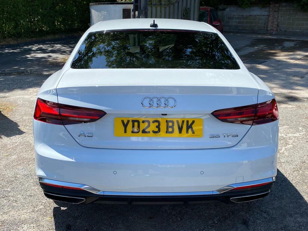 Audi A5 2.0 Tfsi 35 S Line S Tronic Euro 6 S S YD23BVK White #6