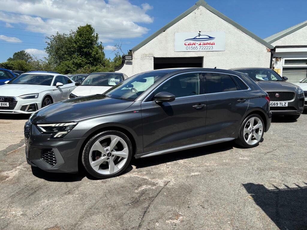 Audi A3 1.5 Tfsi 35 S Line Sportback Euro 6 S S FP23LHK Grey #3