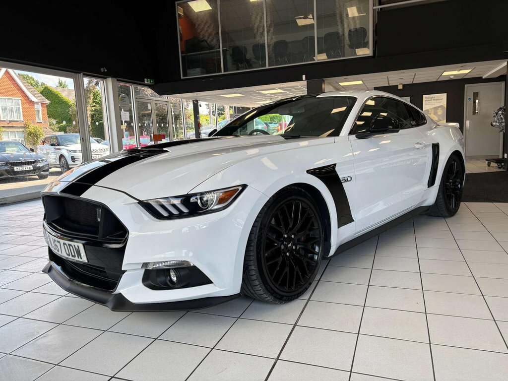 Ford Mustang 5L Gt White #5
