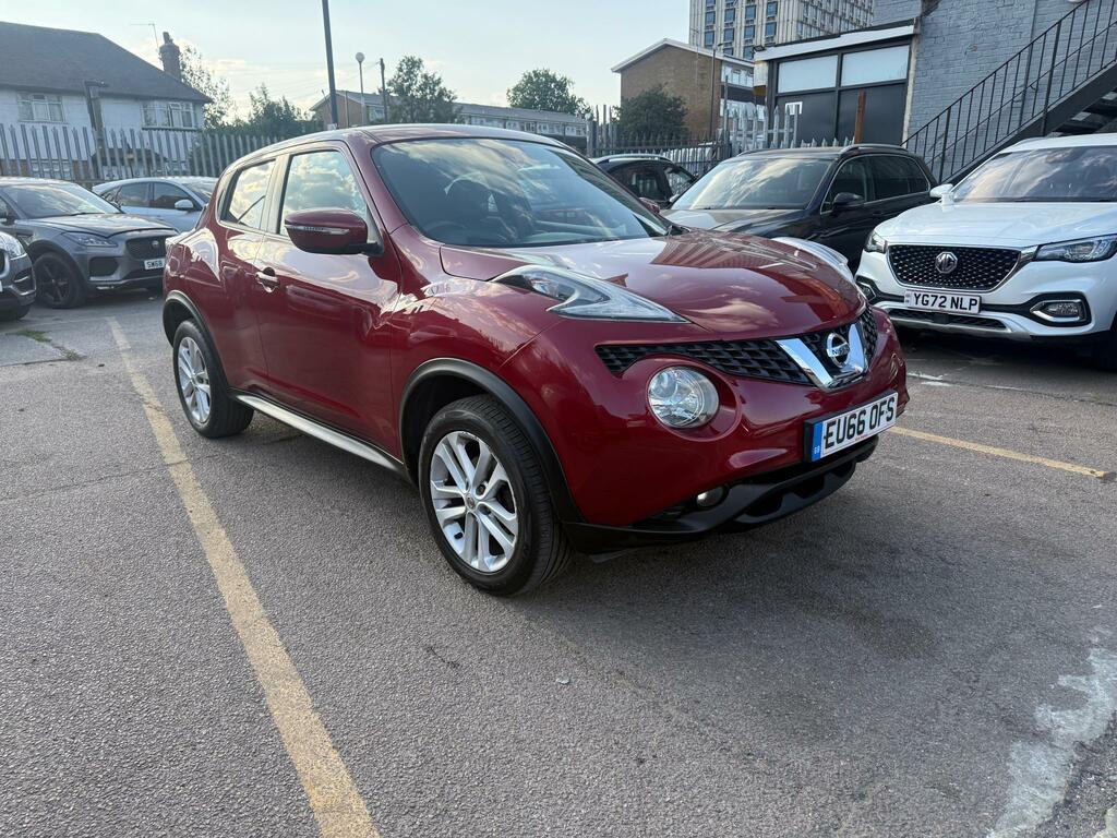 Nissan Juke 1.6 N-connecta Suv Red #2