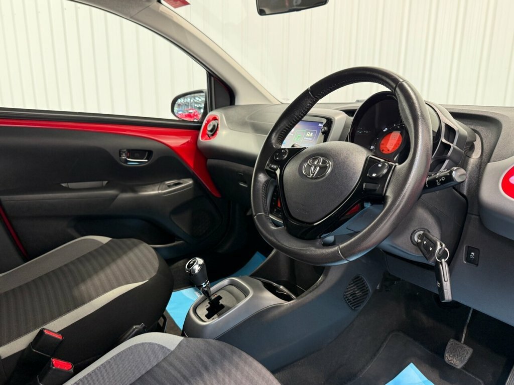 Toyota Aygo Hatchback Red #13