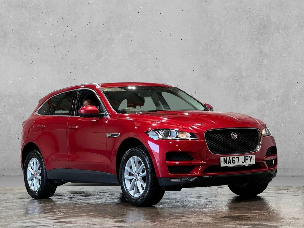 Jaguar F-Pace Suv 2.0 D180 Prestige Awd Euro 6 Ss 2 MA67JFY Red #6
