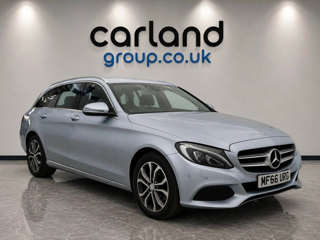 Mercedes-Benz C Class Estate 1.6 C200d Sport G-tronic Euro 6 Ss Silver