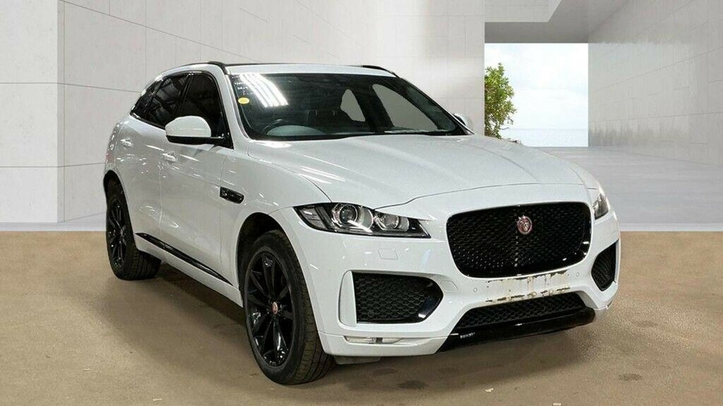 Jaguar F-Pace Suv 2.0 D180 Chequered Flag Awd Euro 6 Ss SR69JHX White #6