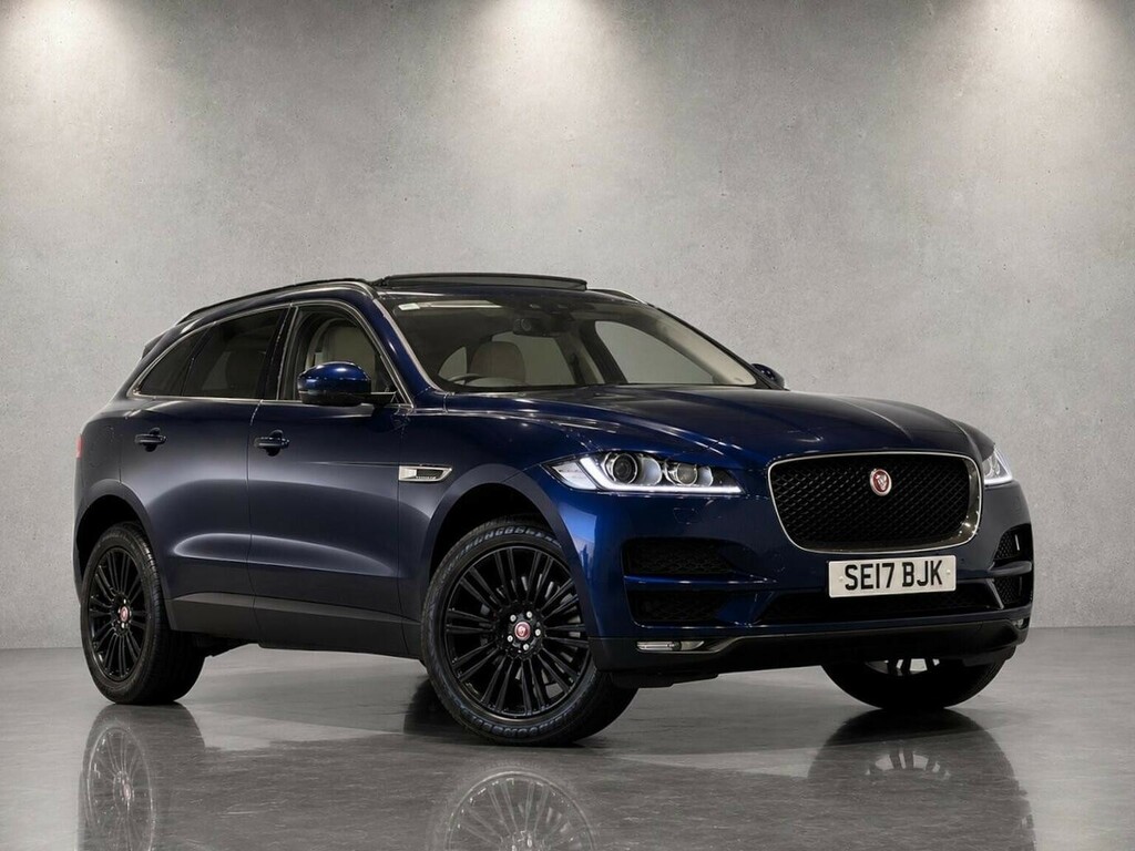 Jaguar F-Pace Suv 2.0 D180 Portfolio Awd Euro 6 Ss SE17BJK Blue