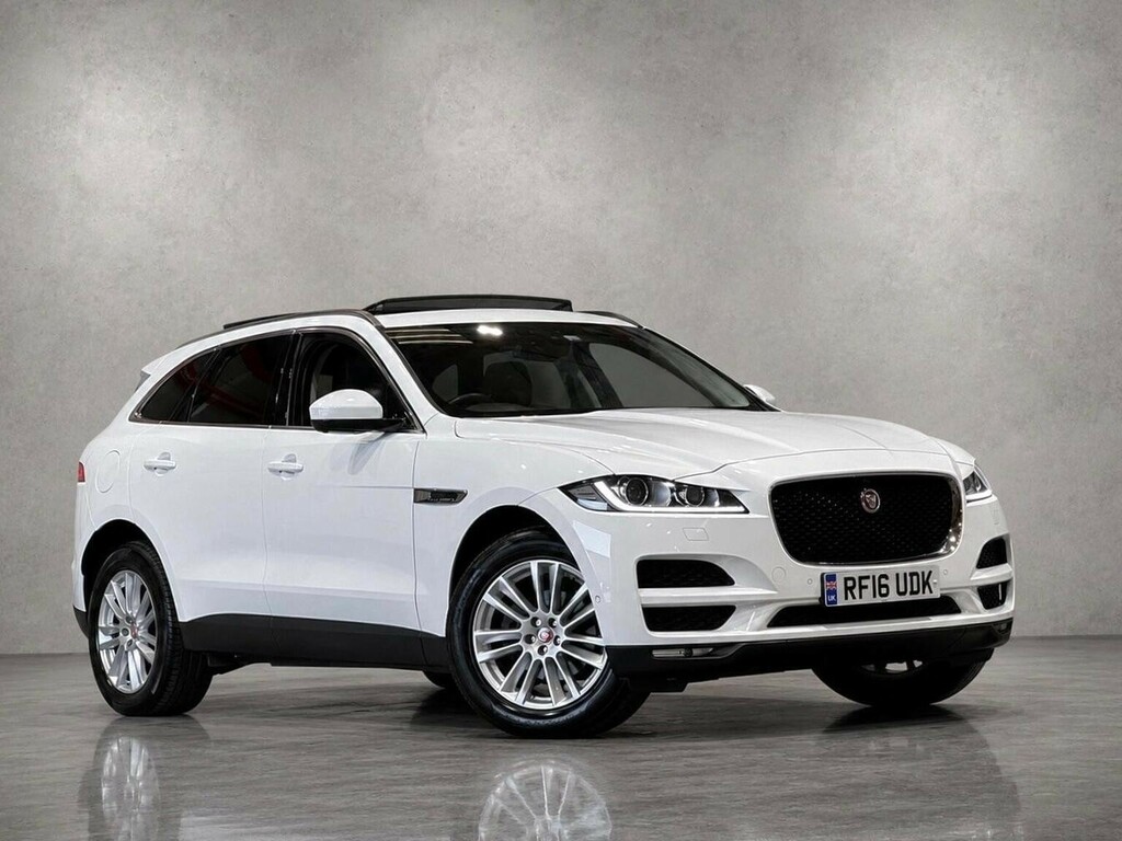 Jaguar F-Pace 4X4 2.0 D180 Portfolio Awd Euro 6 Ss RF16UDK White