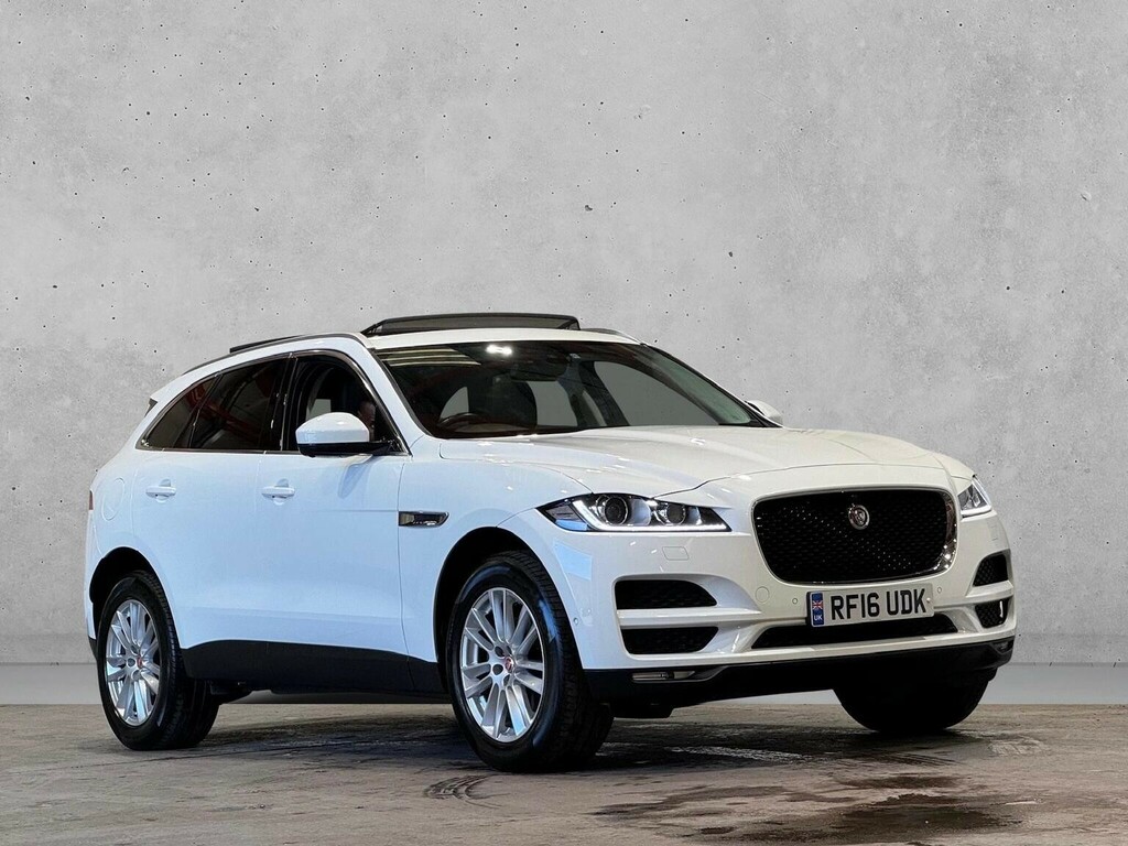 Jaguar F-Pace 4X4 2.0 D180 Portfolio Awd Euro 6 Ss RF16UDK White #6