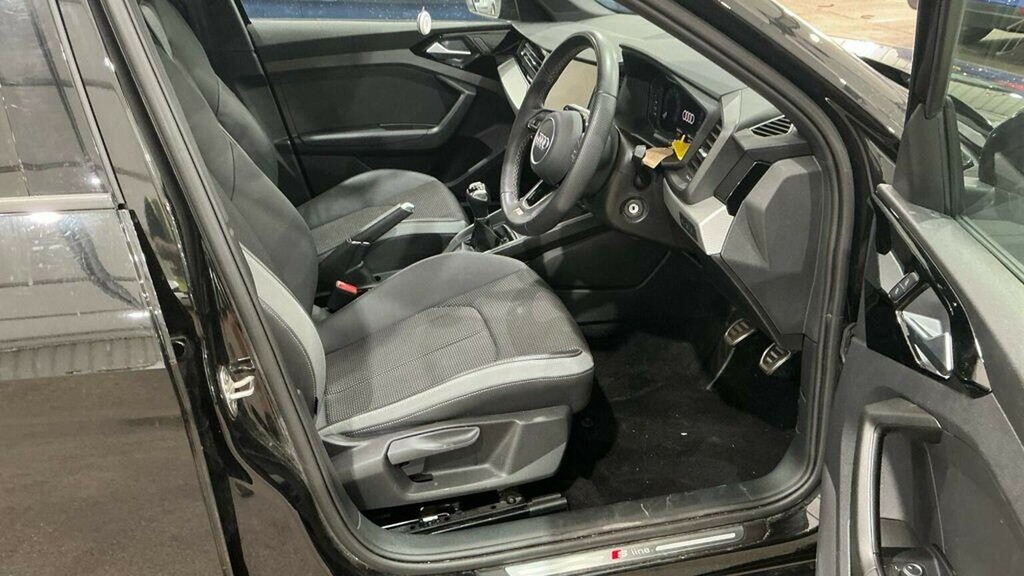 Audi A1 Hatchback 1.0 Tfsi 25 S Line Sportback Euro 6 Ss NJ74DBO Black #2