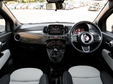 Fiat 500 Hatchback Grey #3