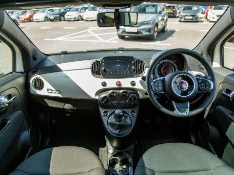 Fiat 500 Hatchback WR24UDW White #3