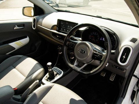 Kia Picanto Hatchback White #4