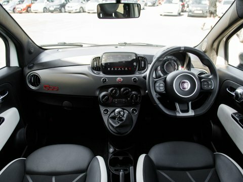 Fiat 500 Hatchback White #3