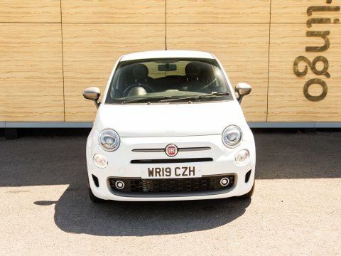 Fiat 500 Hatchback White #5