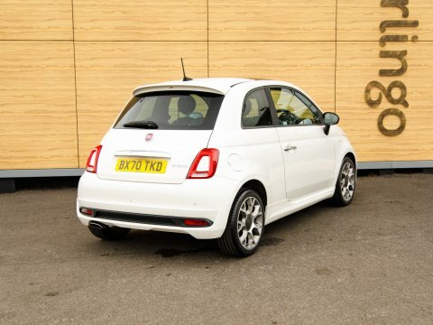 Fiat 500 500 Rockstar Mhev White #2