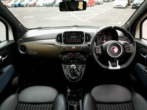Fiat 500 500 Rockstar Mhev White #3
