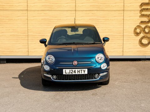 Fiat 500 Hatchback LJ24HTY Blue #5