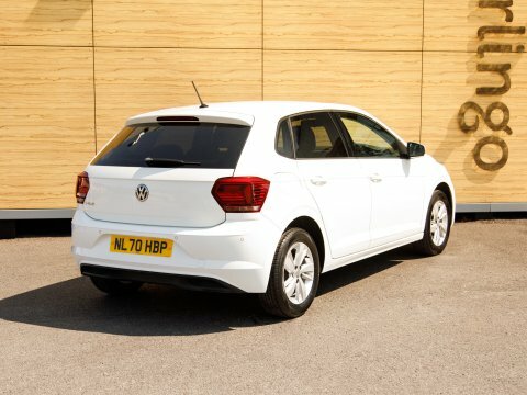 Volkswagen Polo Hatchback NL70HBP White #2