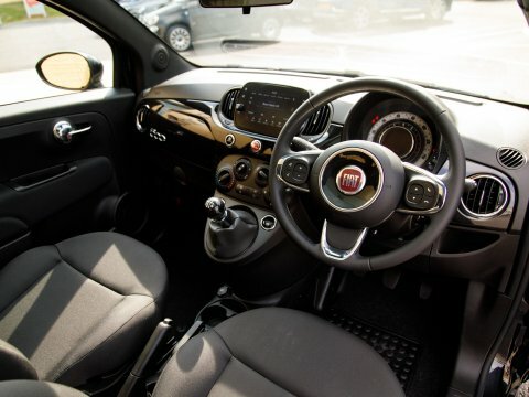 Fiat 500 Hatchback BN24ZVB Black #4