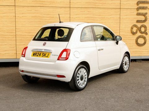Fiat 500 Hatchback White #2