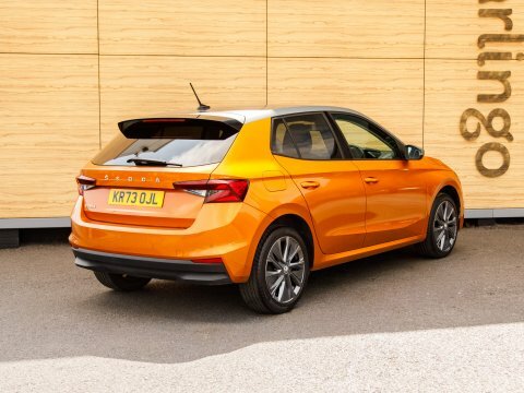 Skoda Fabia Hatchback Orange #2