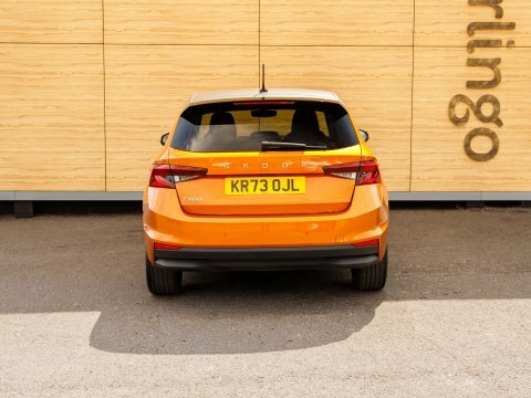 Skoda Fabia Hatchback Orange #6