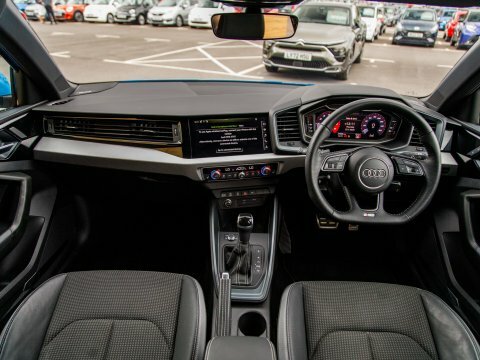 Audi A1 Hatchback Blue #3