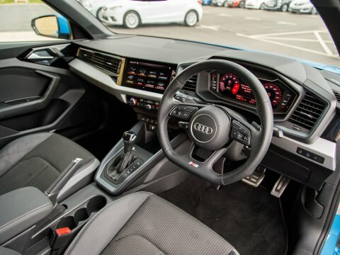 Audi A1 Hatchback Blue #4