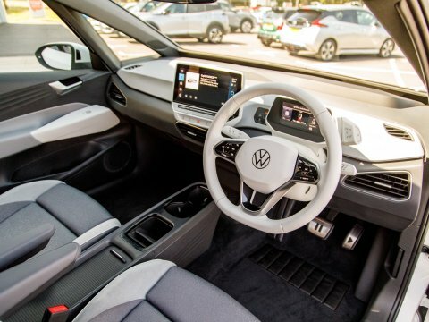 Volkswagen ID.3 Hatchback White #4