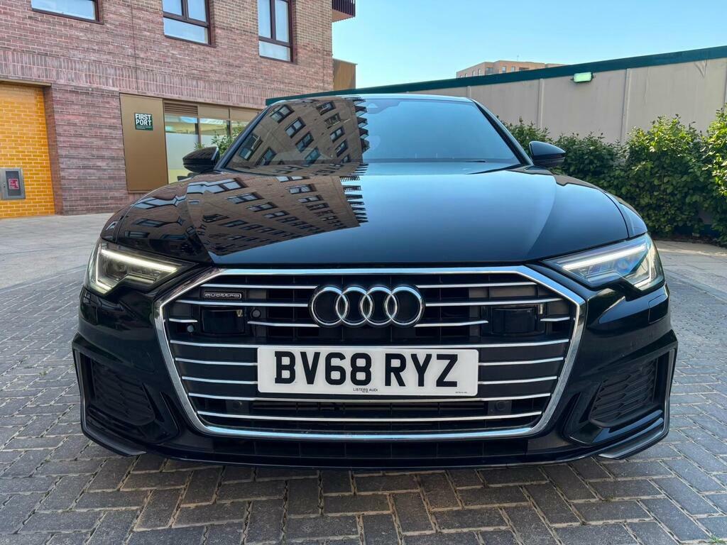 Audi A6 Saloon 3.0 Tdi V6 50 S Line Tiptronic Quattro Euro 6 S S BV68RYZ Black #6