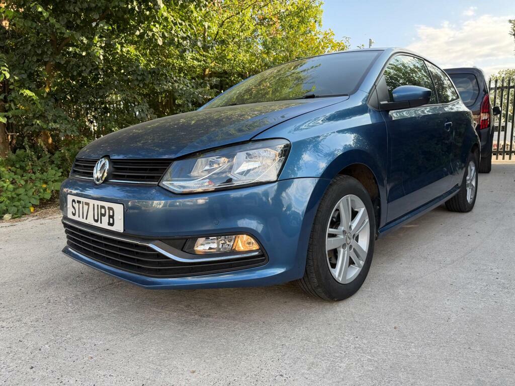 Volkswagen Polo 1.0 Bluemotion Tech Match Edition Euro 6 S S ST17UPB Blue #5