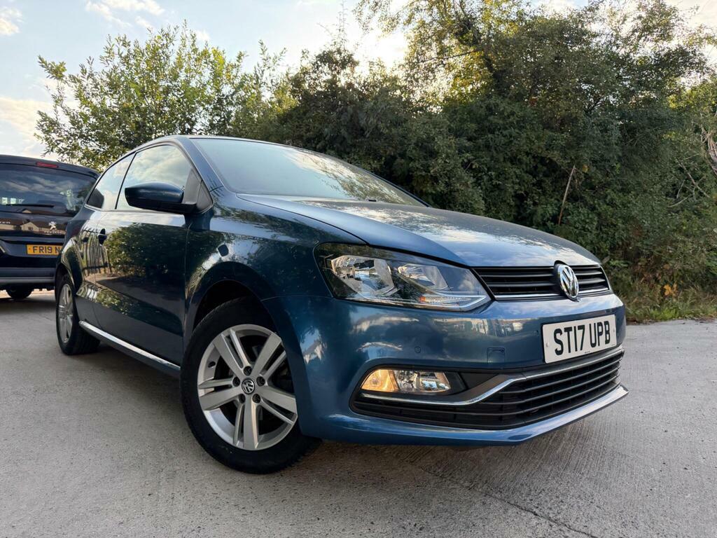 Volkswagen Polo 1.0 Bluemotion Tech Match Edition Euro 6 S S ST17UPB Blue #6