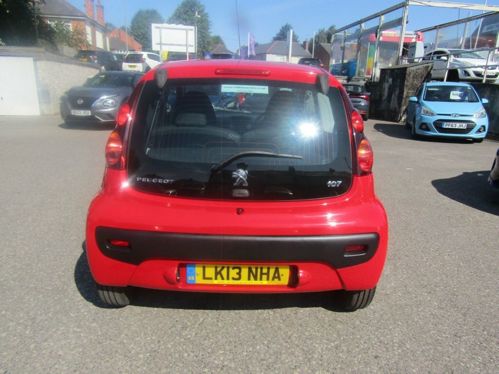 Peugeot 107 1L Active Red #5
