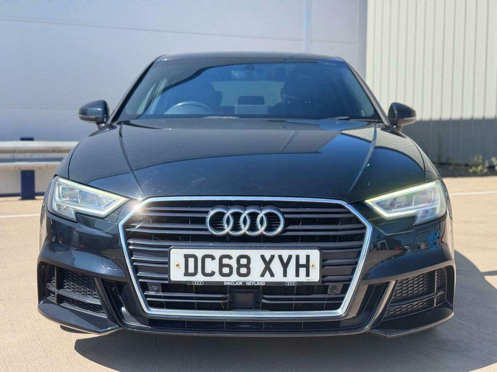 Audi A3 1.6 Tdi 30 S Line Sportback Euro 6 Ss DC68XYH Black #2
