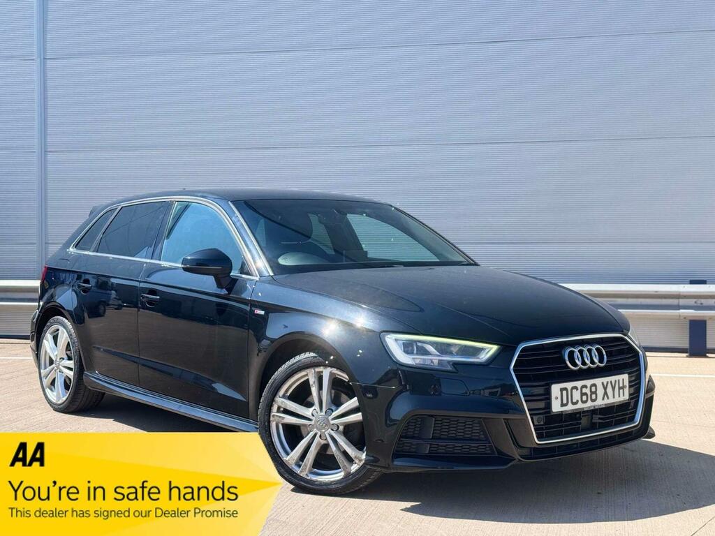 Audi A3 1.6 Tdi 30 S Line Sportback Euro 6 Ss Black