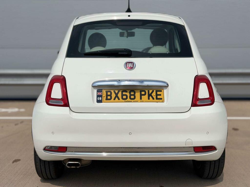 Fiat 500 Lounge White #5