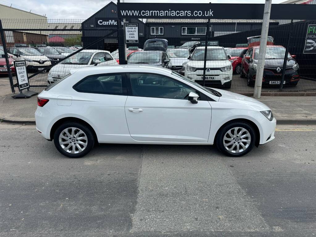 Seat Leon 1.6 Tdi 110 Se White #2