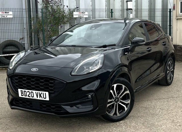 Ford Puma 1.0T Ecoboost Mhev St-line Suv E BD20VKU Black #2