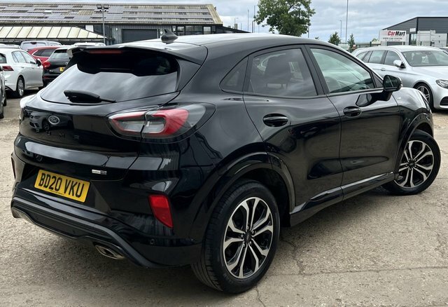 Ford Puma 1.0T Ecoboost Mhev St-line Suv E BD20VKU Black #3