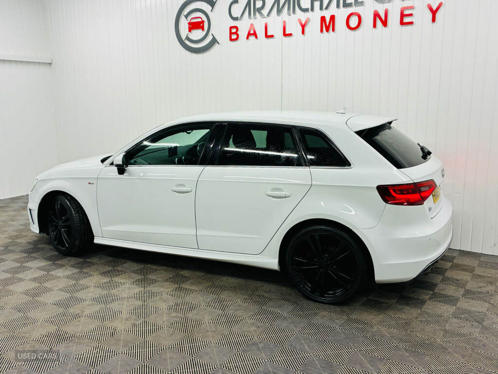 Audi A3 2.0 Tdi 184 S Line MA63DHL White #5