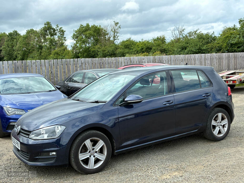 Volkswagen Golf 1.6 Tdi 110 Match Edition SD66PNU Blue #5