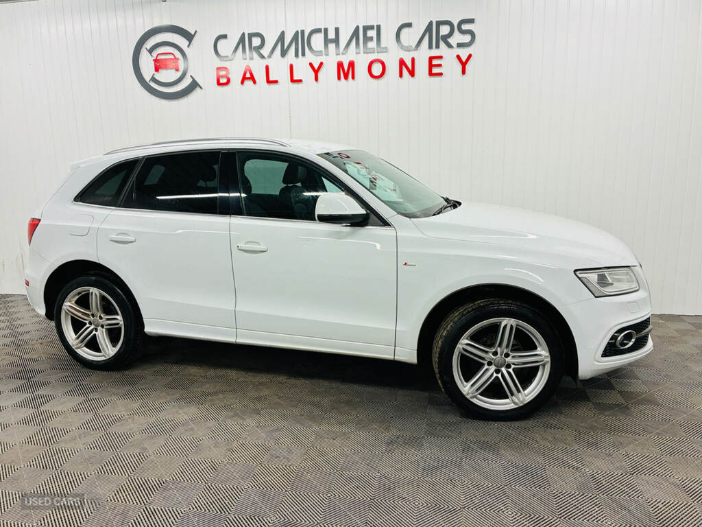 Audi Q5 2.0 Tdi Quattro S Line Plus White