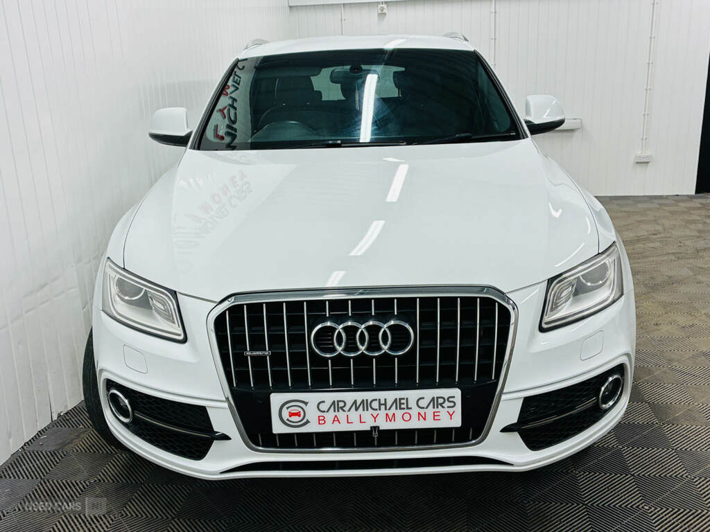 Audi Q5 2.0 Tdi Quattro S Line Plus White #5