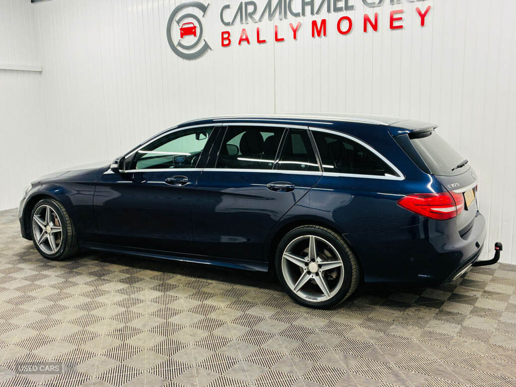 Mercedes-Benz C Class C220 Bluetec Amg Line Blue #6