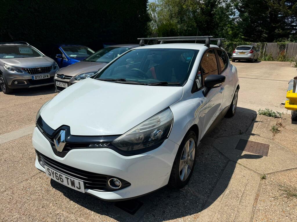 Renault Clio 1.2 16V Play Euro 6 White #3