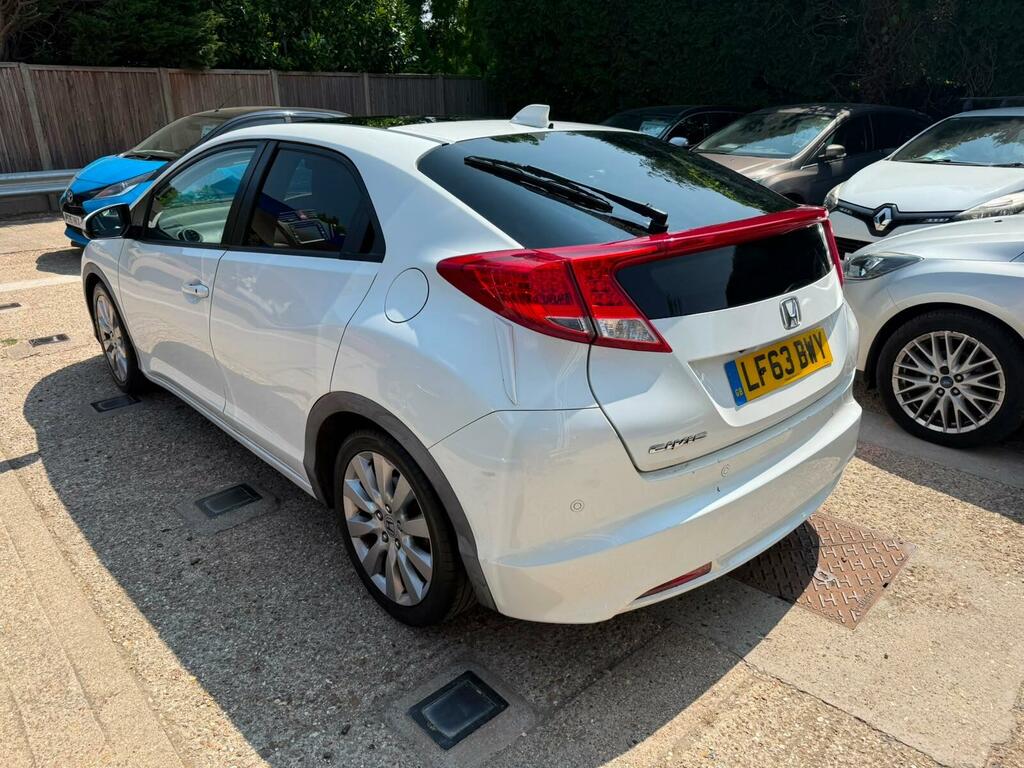 Honda Civic Ex Gt White #4