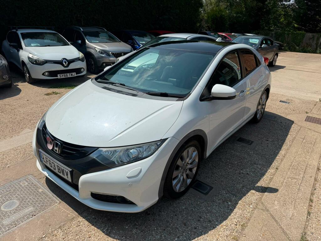 Honda Civic Ex Gt White #3