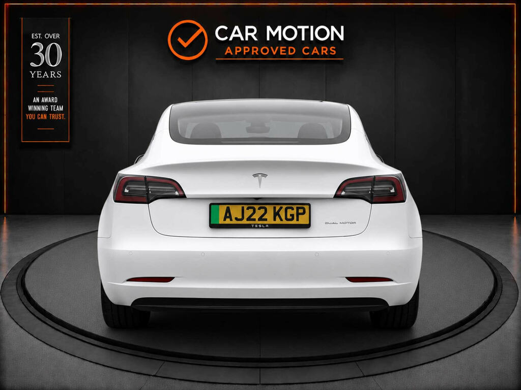 Tesla Model 3 Model 3 Long Range Awd 4Wd AJ22KGP White #5
