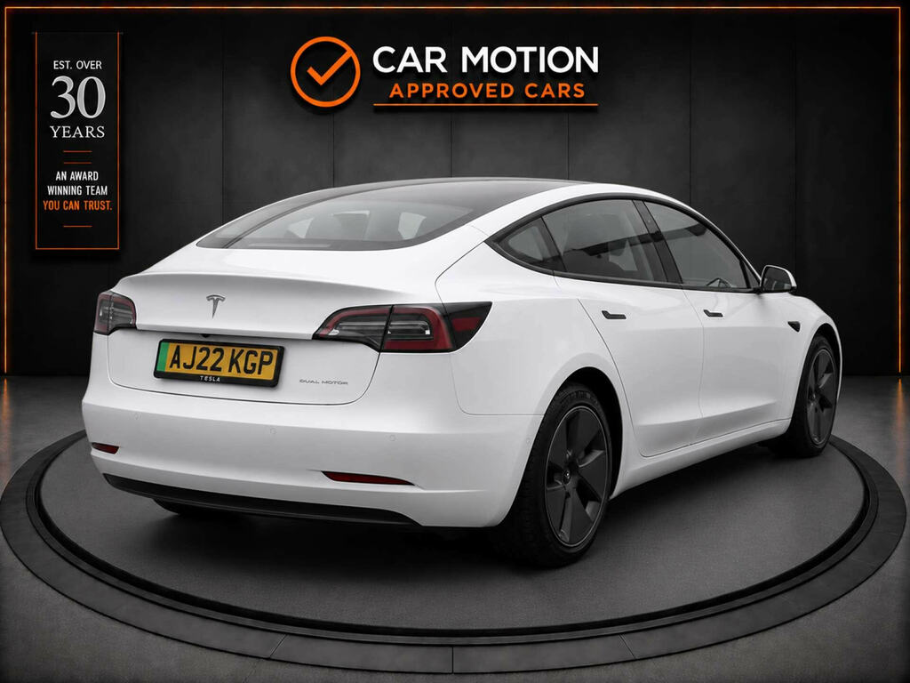 Tesla Model 3 Model 3 Long Range Awd 4Wd AJ22KGP White #4