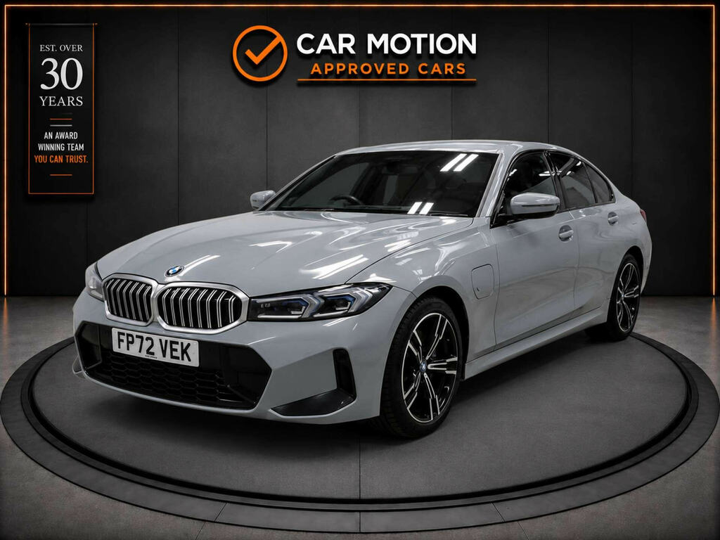 BMW 3 Series 2.0 330E M Sport FP72VEK Grey #3